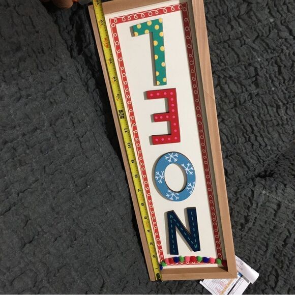 NWT "NOEL" Word Christmas Decor - Picture 3 of 6